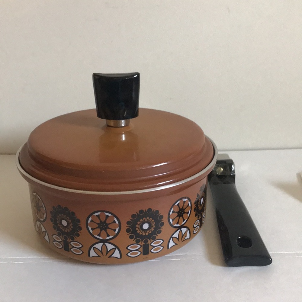 Vtg  EKCOETERNA Country Garden wTeflon II cookware